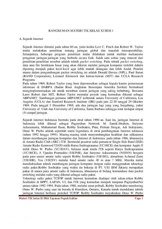 picture Penelitian Pdf 5352 | Materi Kelas 10 Semester 1  - Rangkuman Materi Tik