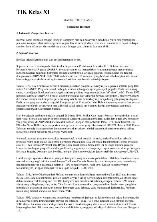 picture Contoh Artikel Populer Pdf 5373 | Materi Kelas 11 - Materi Tik Mengenal Internet