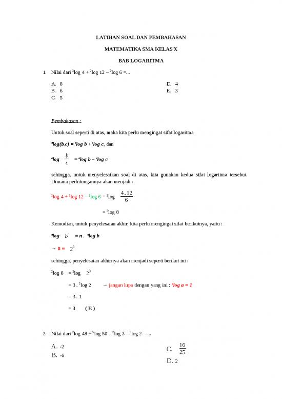 picture_Soal Matematika Kelas 10 Sma - Logaritma