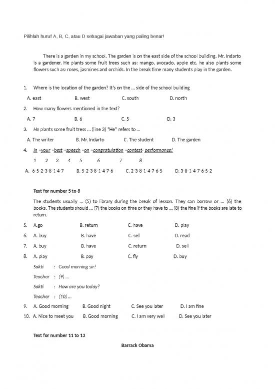 picture Soal Ujian Kelas 7 Smp - Ujian Tengah Semester Bahasa Inggris picture Soal Ujian Kelas 7 Smp - Ujian Tengah Semester Bahasa Inggris