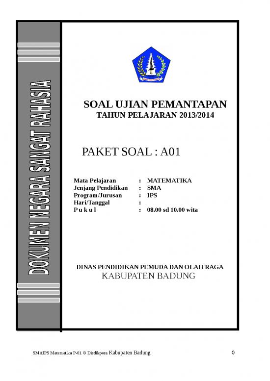 picture_Soal Ujian Kelas Ips Sma - Soal Ujian Pemantapan Mata Pelajaran Matematika