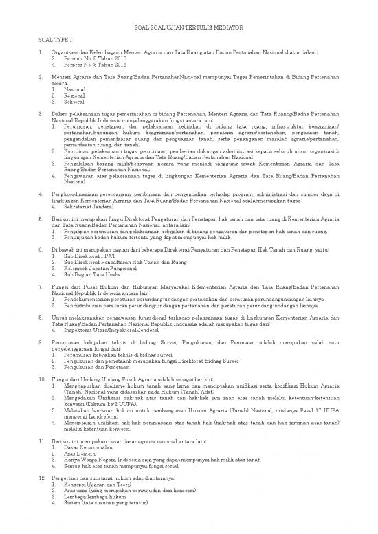 picture1_Hukum Pdf 5504 | Soal Soal Ujian Tertulis Mediator