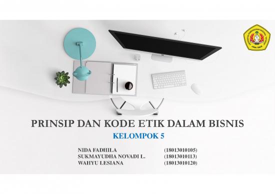 picture Business Spread Sheet 5583 | Prinsip Dan Kode Etik Dalam Bisnis