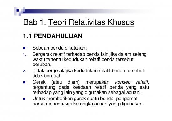 picture1_Teori Relativitas Khusus Pdf 5587 | Teori Relativitas Khusus