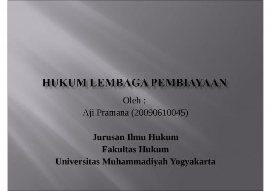 picture_Presentasi Usaha Ppt 5626 | Hukum Lembaga Pembiayaan