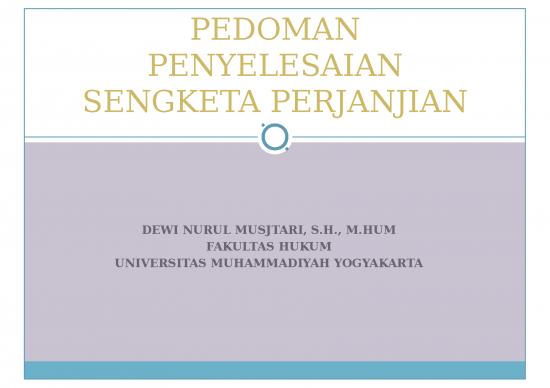 picture_Pedoman Penyelesaian Sengketa Perjanjian