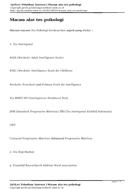 picture_Aplikasi Pelatihan Internet - Macam Alat Tes Psikologi