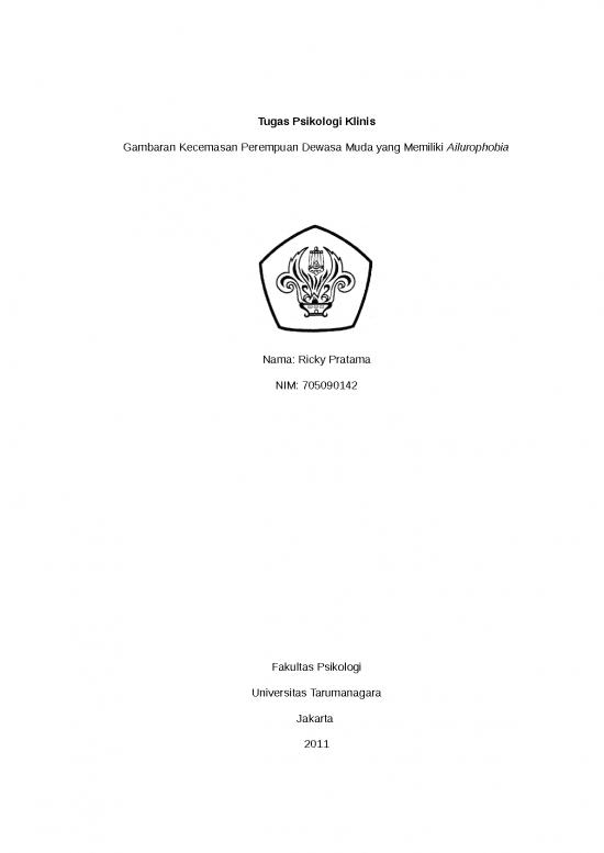 picture_Psikologi Klinis - Gambaran Kecemasan Perempuan Dewasa Muda Yang Memiliki Ailurophobia