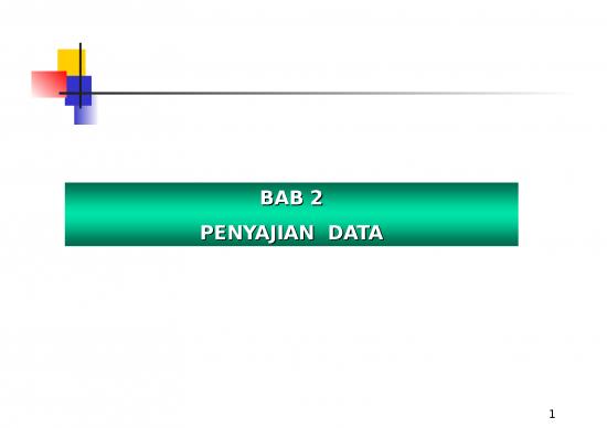 Power Point Statistik 5819 | Statistika - Penyajian Data