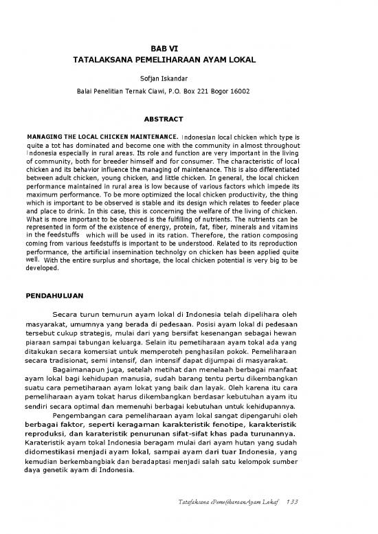 picture1_Penelitian Pdf 5868 | Tatalaksana Pemeliharaan Ayam Lokal