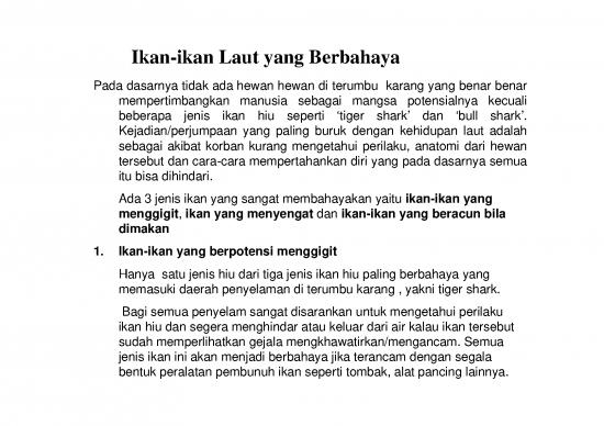 picture_Ikan Ikan Laut Berbahaya