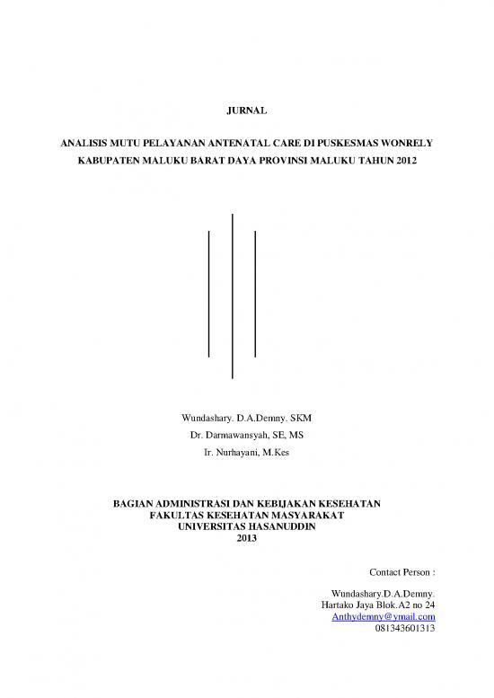 picture Services Flyer Template Free 5890 | Jurnal - Analisis Mutu Pelayanan Antenatal Care Di Puskesmas