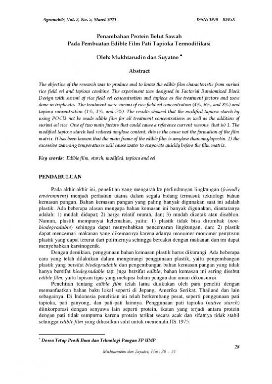 picture1_Research Pdf 5894 | Penambahan Protein Belut Sawah - Pada Pembuatan Edible Film Pati Tapioka Termodifikasi picture1_Research Pdf 5894 | Penambahan Protein Belut Sawah - Pada Pembuatan Edible Film Pati Tapioka Termodifikasi