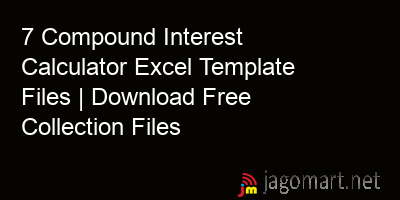 picture 7 Compound Interest Calculator Excel Template Files | Download Free Collection Files