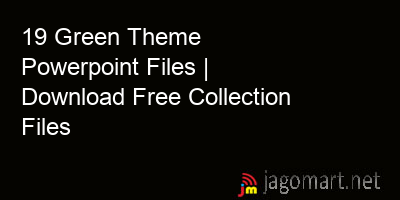 picture 19 Green Theme Powerpoint Files | Download Free Collection Files