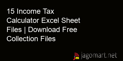 picture 15 Income Tax Calculator Excel Sheet Files | Download Free Collection Files