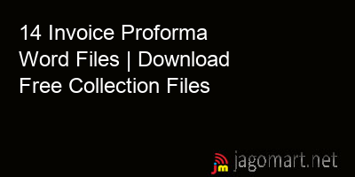 picture 14 Invoice Proforma Word Files | Download Free Collection Files
