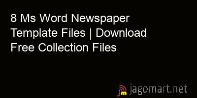 picture 8 Ms Word Newspaper Template Files | Download Free Collection Files