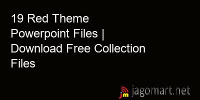 picture 19 Red Theme Powerpoint Files | Download Free Collection Files