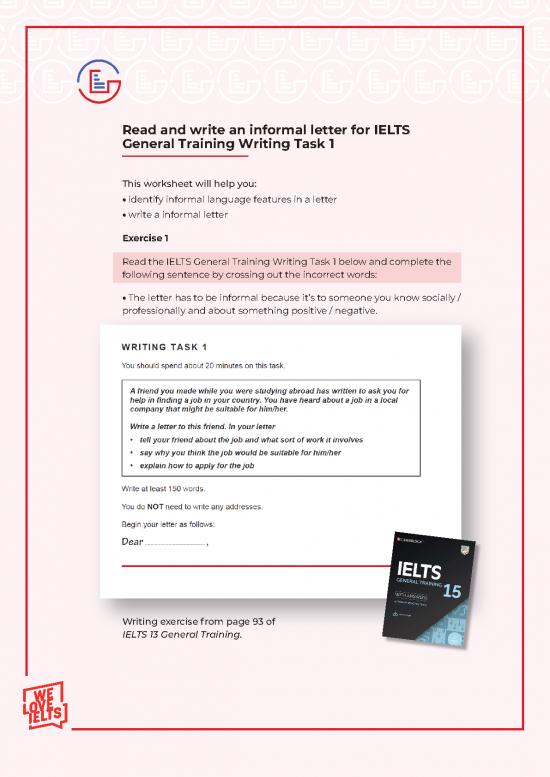 picture1_Letter Pdf 47518 | 04 How To Write An Informal Letter For Ielts General Training Writing Task 1