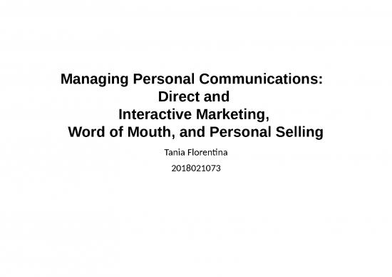 picture Effective Presentation Ppt 46828 | 11managing Personal Communications