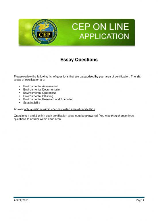 picture Research Pdf 49355 | 2015 Essay Questions