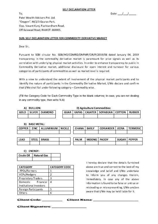 picture1_Letter Pdf 49009 | 637018336582310250 Client Self Declaraion Letter For Commodity