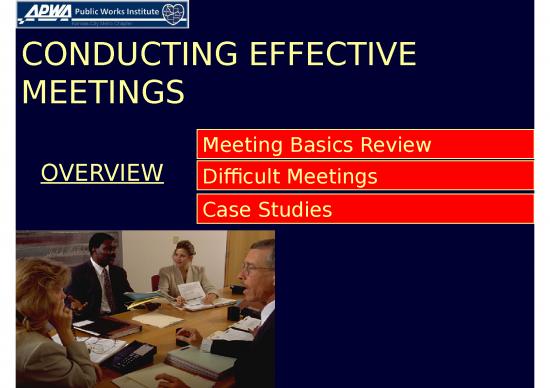 picture_People Management Ppt 46944 | 6~conducting Effective Meetings  Joe Johnson