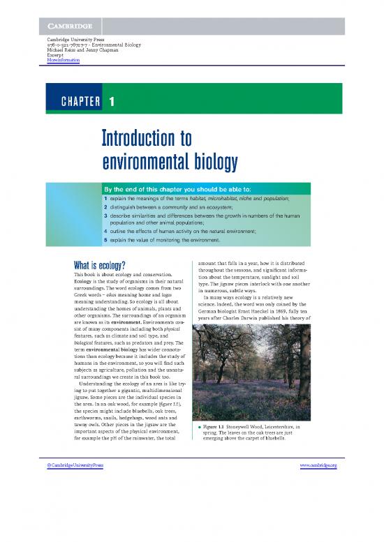 picture1_The Environment Pdf 49413 | 9780521787277 Excerpt