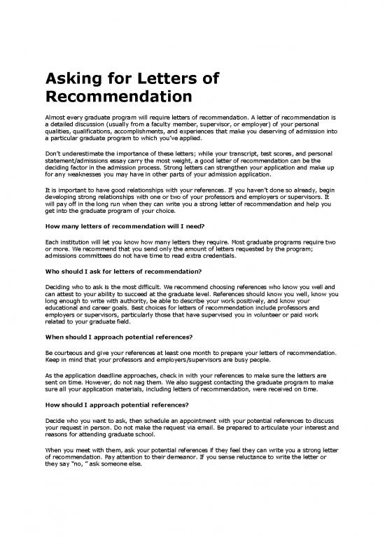 picture1_Letter Pdf 48477 | Asking For Letters Of Recommendation
