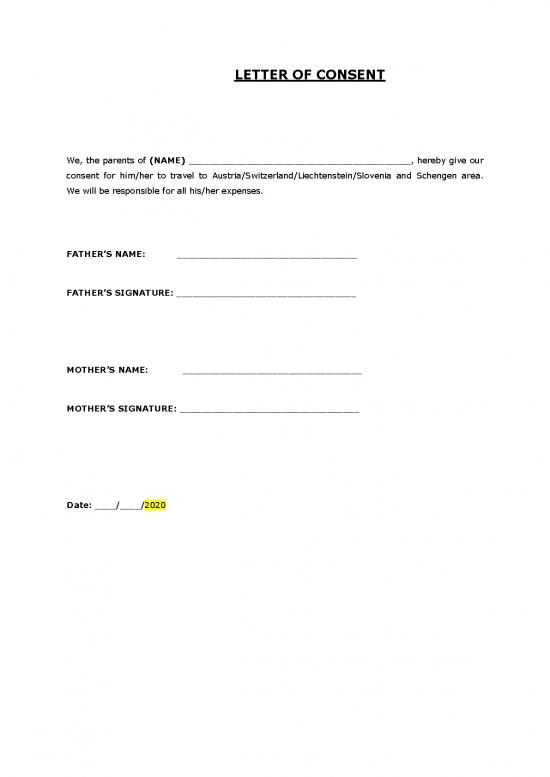 picture Consent Letter Parents 49287 | Consent Form New