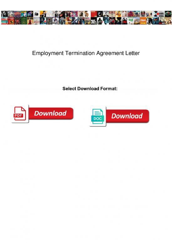picture Letter Pdf 48289 | Employment Termination Agreement Letter