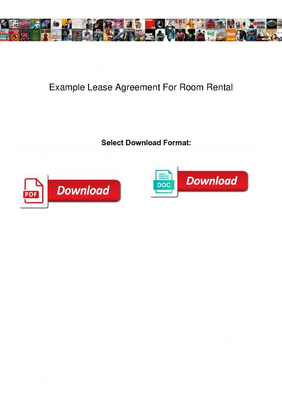 picture Lease Agreement Template 47951 | Example Lease Agreement For Room Rental