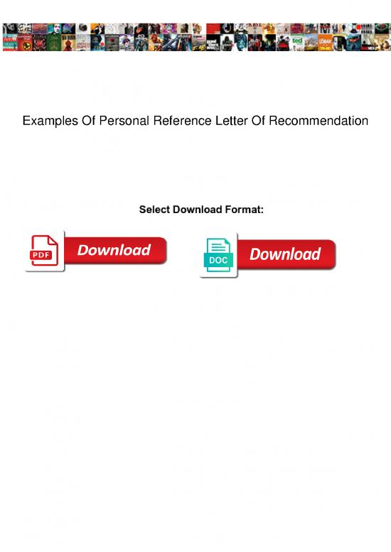 picture1_Letter Pdf 47958 | Examples Of Personal Reference Letter Of Recommendation