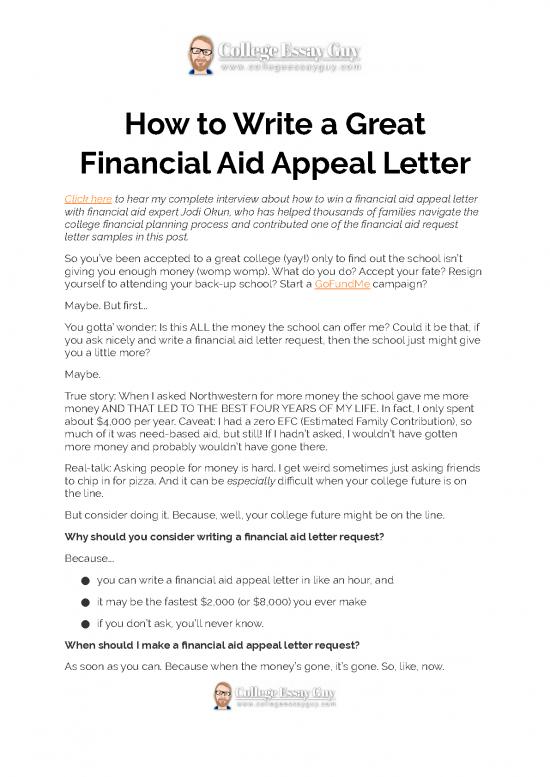 picture_Letter Pdf 48699 | Financial Aid Appeal Letter  The Pdf Version