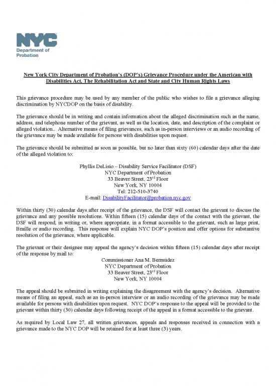 picture1_Act Made Simple Pdf 49326 | Grievance Procedure