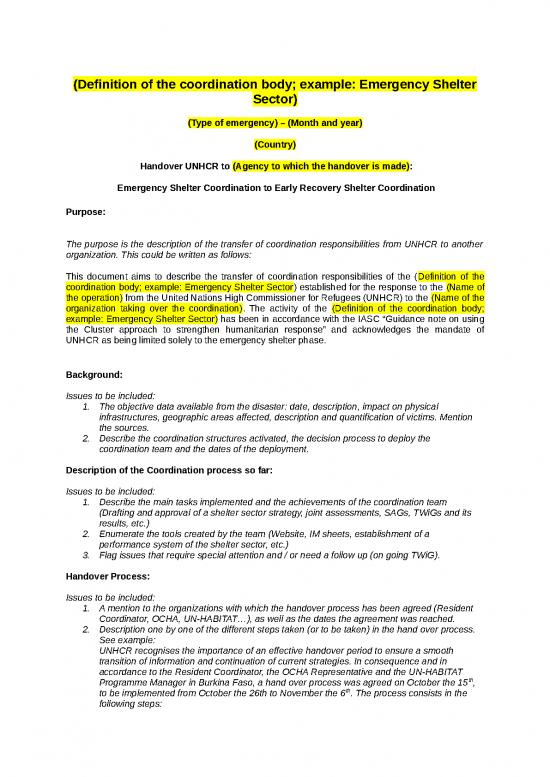 picture1_Handover Guidelines Unhcr