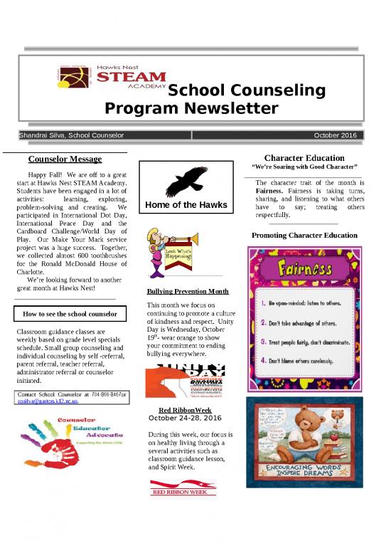picture1_Microsoft Word Newsletter Template 47380 | Hawks Nest Schoolcounselingnewsletteroctober 2016