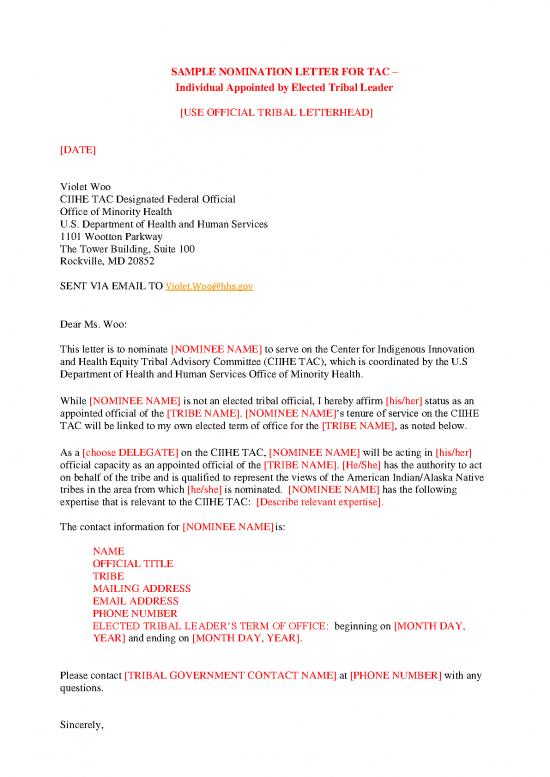 picture1_Letter Pdf 48899 | Individual Appointed By Tribal Leader 17 Final Ciihe Tac Nomination Sample Letter
