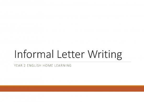 picture1_Letter Pdf 47663 | Informal Letter Writing