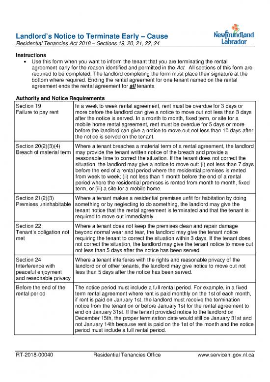 picture1_Act Therapy Pdf 48662 | Landlord Landlords Notice To Terminate Early Cause