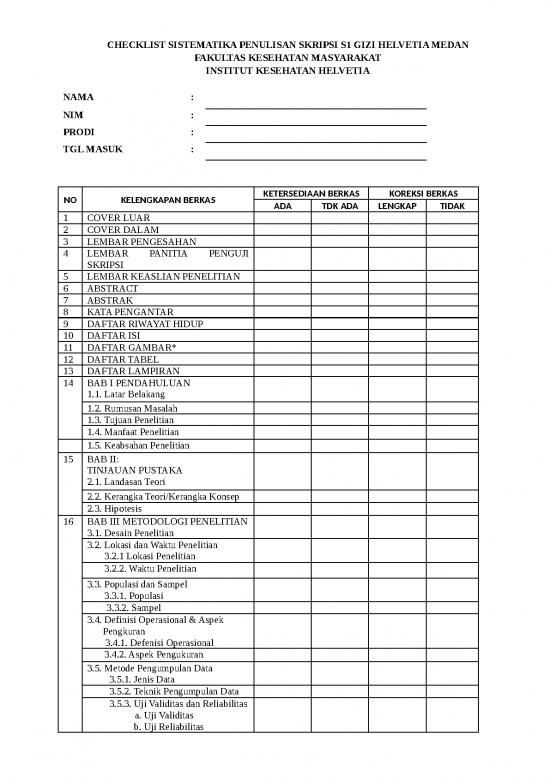 picture1_Microsoft Word Checklist Template 47232 | Lembar Konsultasi Skripsi