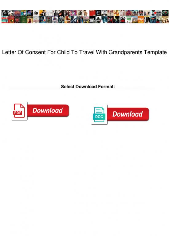 picture_Letter Pdf 49053 | Letter Of Consent For Child To Travel With Grandparents Template
