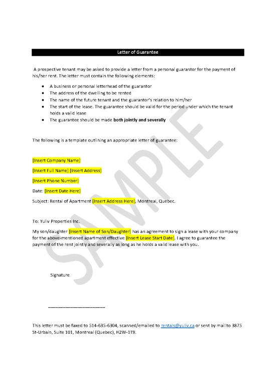 picture Letter Pdf 49345 | Letter Of Guarantee Sample En