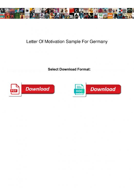 Letter Pdf 47745 | Letter Of Motivation Sample For Germany