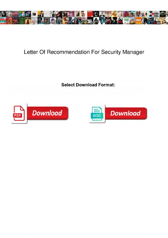 picture Letter Pdf 47811 | Letter Of Recommendation For Security Manager