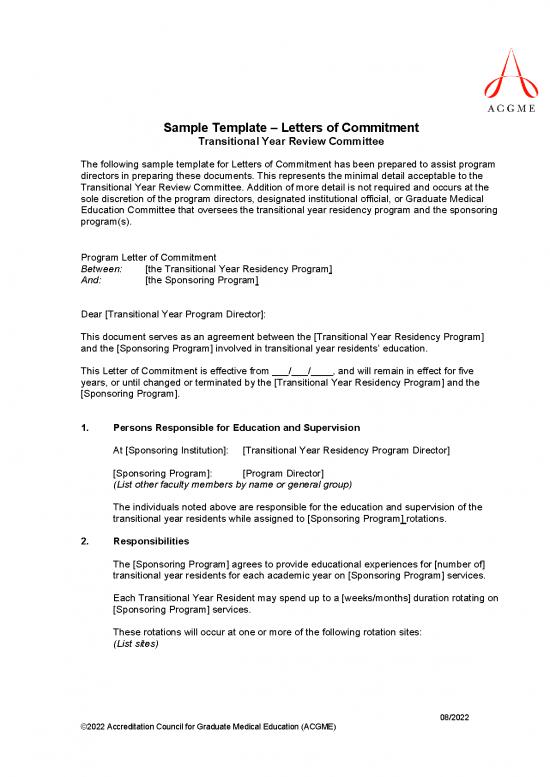 Letter Pdf 48462 Letter Of Commitment Template