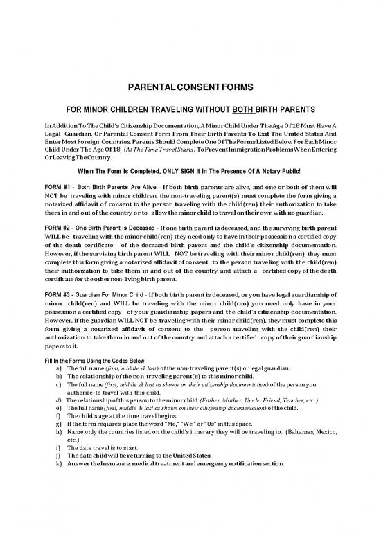 picture1_Travel Consent Form For Minor Pdf 48861 | Minor Travel Consent