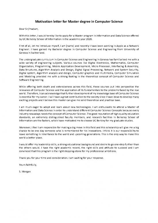 picture Letter Pdf 47990 | Motivation Master Computer Science