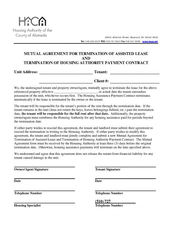 picture1_Termination Agreement Template 48675 | Mutual Agreement 2009